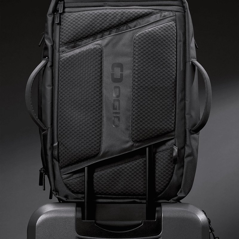 Ogio Ogio Pace Pro Max 45L Travel Pack bolsa de golf, gris pinstripe