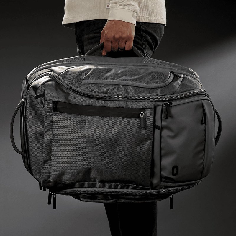 Ogio Ogio Pace Pro Max 45L Travel Pack bolsa de golf, gris pinstripe
