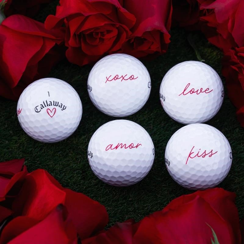 Callaway Supersoft pelotas de golf VALENTINE LOVE