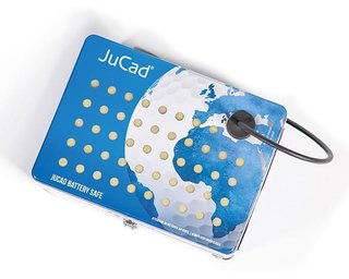JuCad Battery safe accesorio, azul/blanco