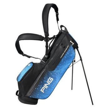PING Hoofer Monsoon stand bag, negro/azul