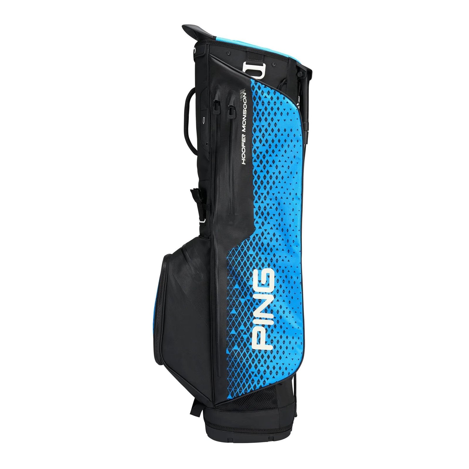 PING Hoofer Monsoon stand bag, negro/azul