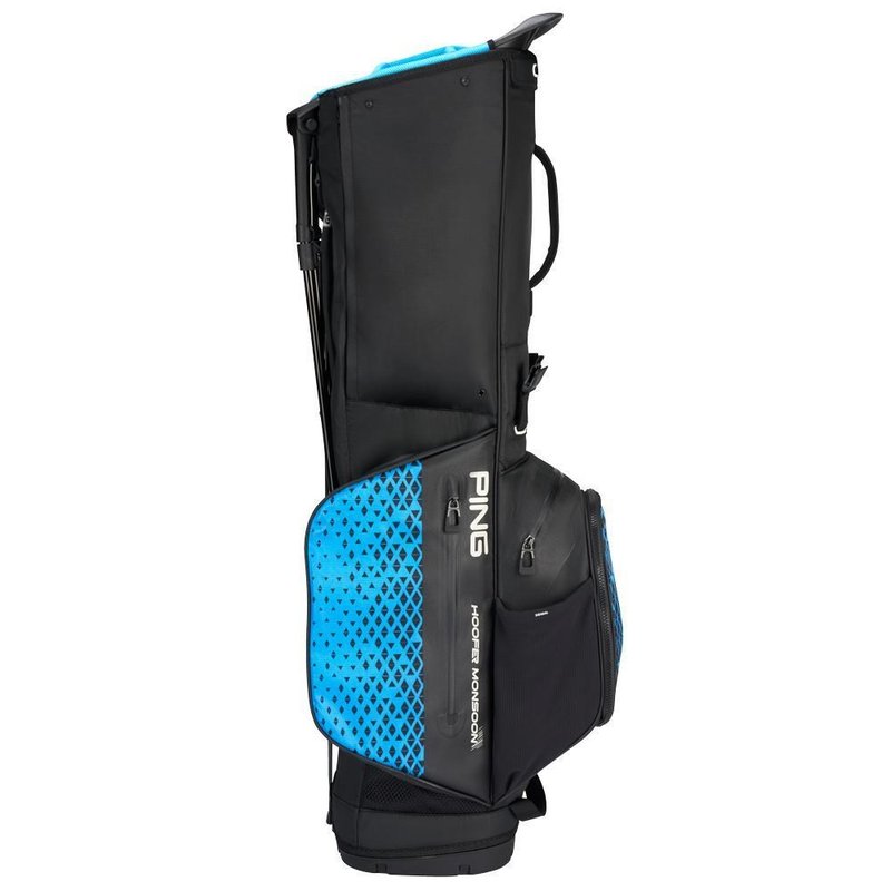 PING Hoofer Monsoon stand bag, negro/azul