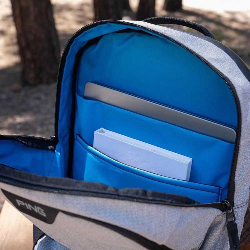 PING Golf Ping Backpack bolsa, gris jaspeado texturizado