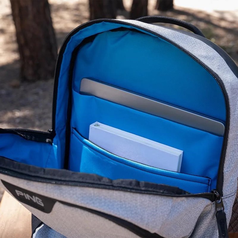PING Golf Ping Backpack bolsa, gris jaspeado texturizado