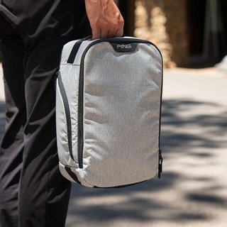 PING Golf Ping Shoe Bag bolsa para accesorios de calzado, gris jaspeado