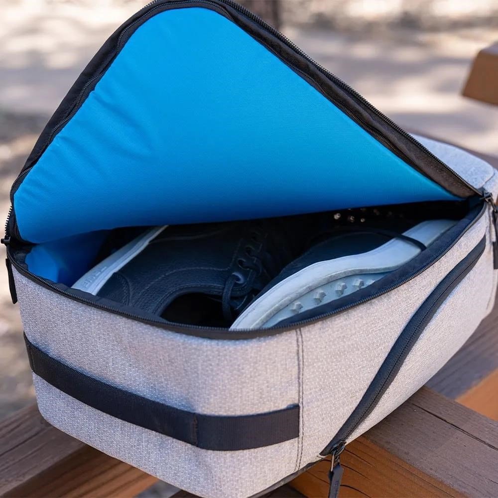 PING Golf Ping Shoe Bag bolsa para accesorios de calzado, gris jaspeado