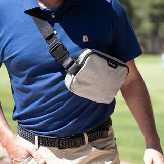PING Golf Ping Valuables Pouch bolsa, gris jaspeado texturizado