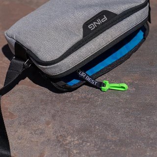 PING Golf Ping Valuables Pouch bolsa, gris jaspeado texturizado