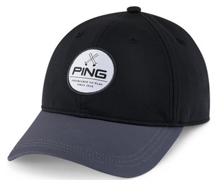 PING Engineered To Play gorra de hombre, negro/asfalto