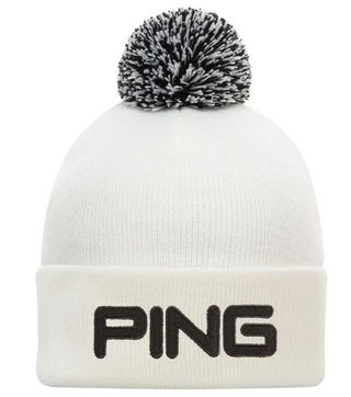 PING Classic Bobble gorro de invierno, blanco