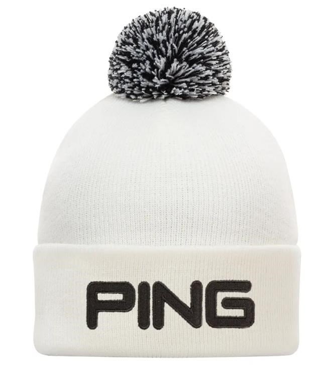 PING Classic Bobble gorro de invierno, blanco