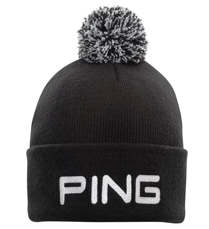 PING Classic Bobble gorro de invierno, negro