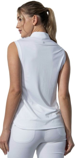 Daily Sports ISTRES Sleeveless polo de mujer, blanco