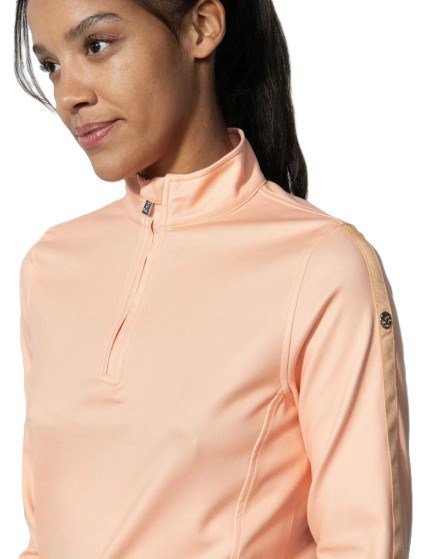 Daily Sports Anna manga larga polo de mujer, salmón
