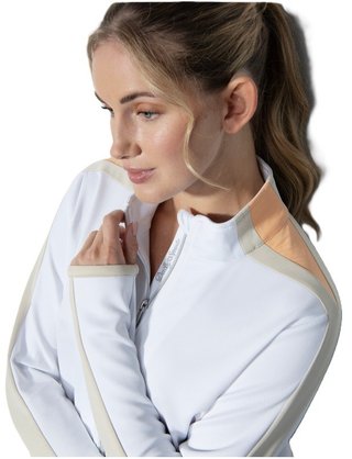 Daily Sports BAYONNE chaqueta de mujer, blanco/naranja