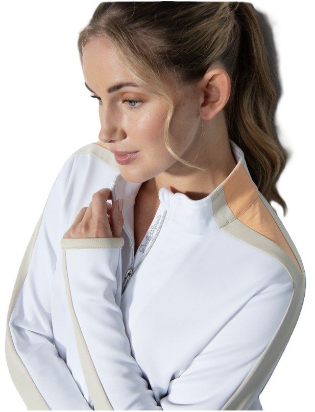Daily Sports BAYONNE chaqueta de mujer, blanco/naranja