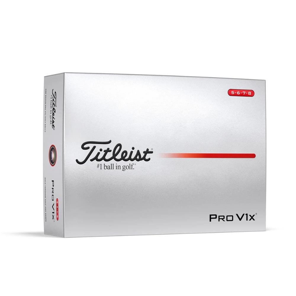 Titleist Pro V1x 2025 pelotas de golf de número alto (#5 - #8)