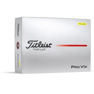 Titleist Pro V1x 2025 pelotas de golf, amarillas