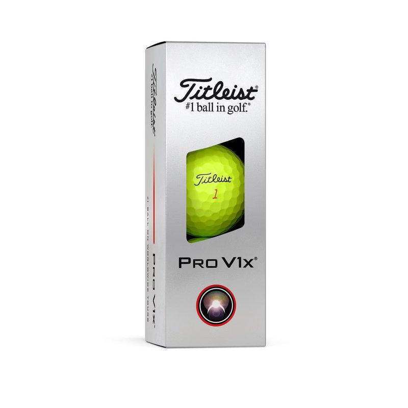 Titleist Pro V1x 2025 pelotas de golf, amarillas