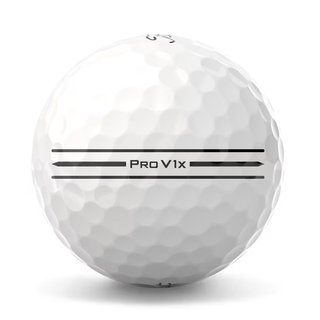 Titleist Pro V1x 2025 pelotas de golf, Enhanced Alignment