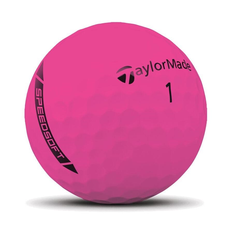 TaylorMade SpeedSoft pelotas de golf, rosas