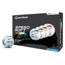 TaylorMade SpeedSoft Ink bolas de golf (12 bolas), multi