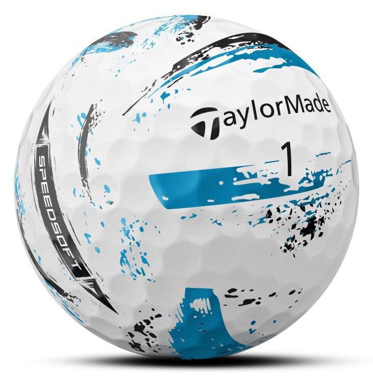 TaylorMade SpeedSoft Ink bolas de golf (12 bolas), multi