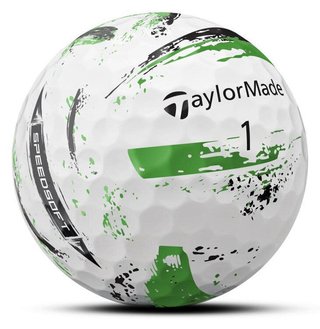 TaylorMade SpeedSoft Ink bolas de golf (12 bolas), multi