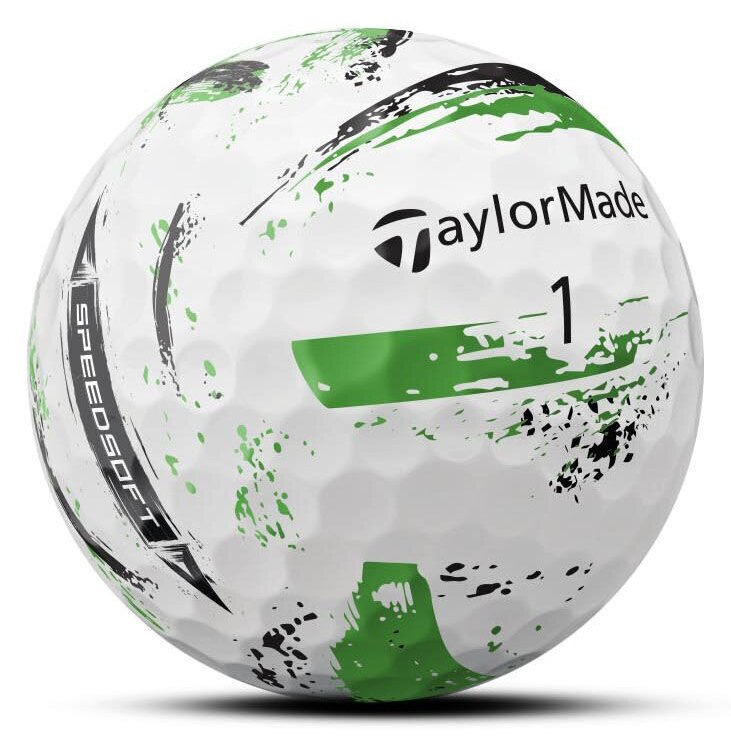 TaylorMade SpeedSoft Ink bolas de golf (12 bolas), multi
