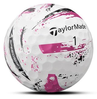 TaylorMade SpeedSoft Ink bolas de golf (12 bolas), multi