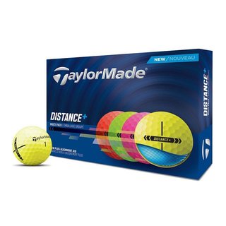 TaylorMade Distance+ bolas de golf (12 bolas), multi pack