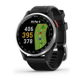 Garmin Approach S44 GPS Watch, negro/plata aluminio