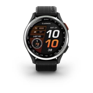 Garmin Approach S44 GPS Watch, negro/plata aluminio