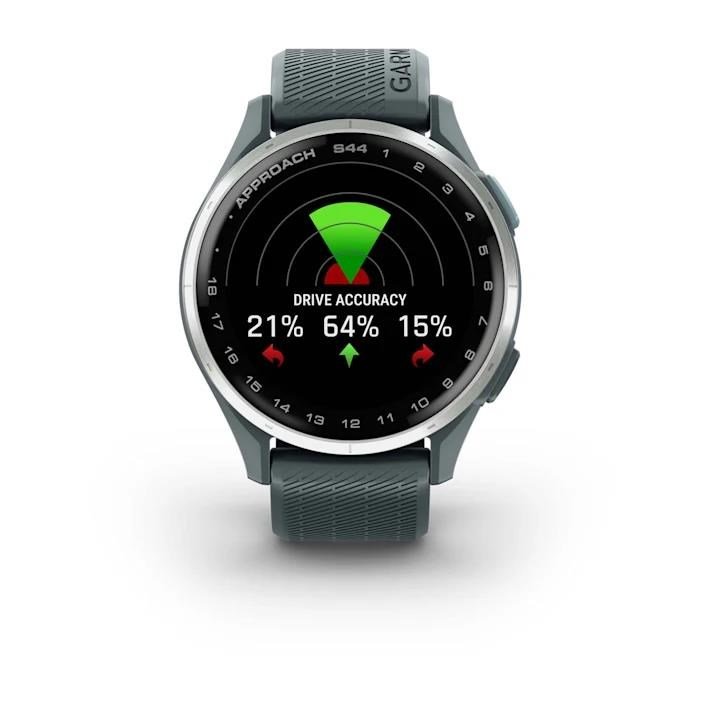 Garmin Approach S44 GPS Watch, twilight/silver aluminium