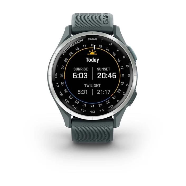 Garmin Approach S44 GPS Watch, twilight/silver aluminium