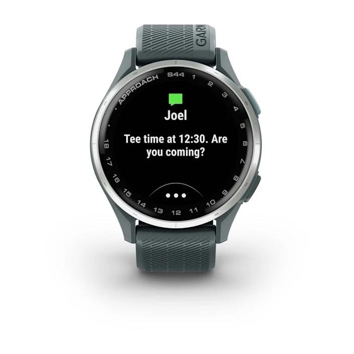 Garmin Approach S44 GPS Watch, twilight/silver aluminium