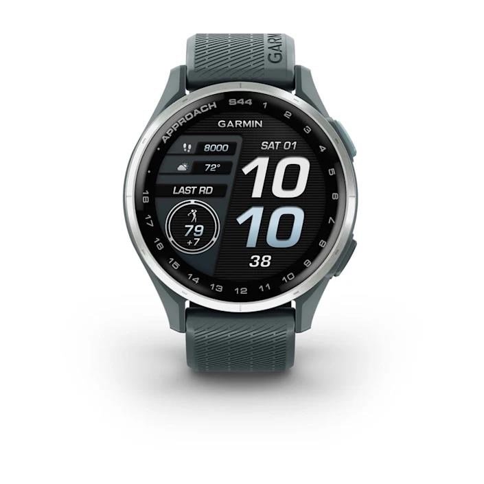 Garmin Approach S44 GPS Watch, twilight/silver aluminium
