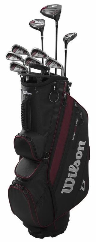 Wilson Deep Red Tour golf set de hombre, acero