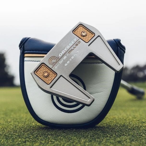 Odyssey Ai-ONE Silver Milled SEVEN T DB putter 2025