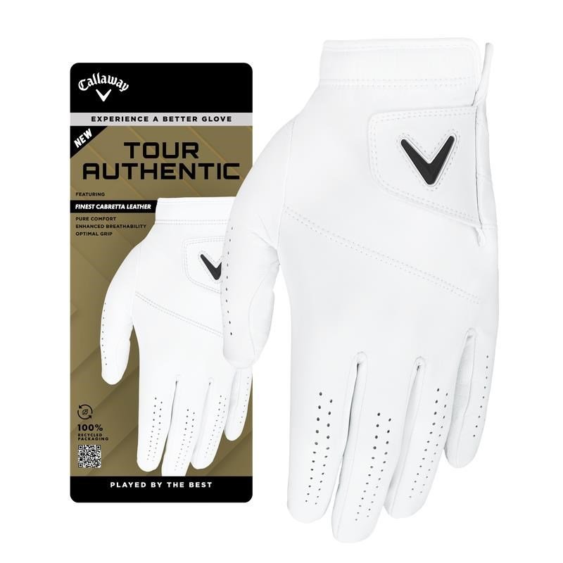 Callaway Tour Authentic guante de golf para hombre, blanco