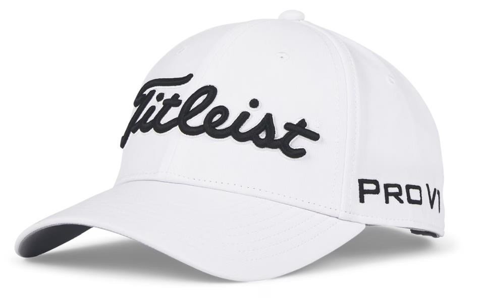 Titleist Tour Performance gorra de hombre, blanco/negro