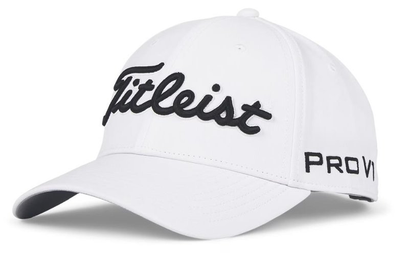 Titleist Tour Performance gorra de hombre, blanco/negro