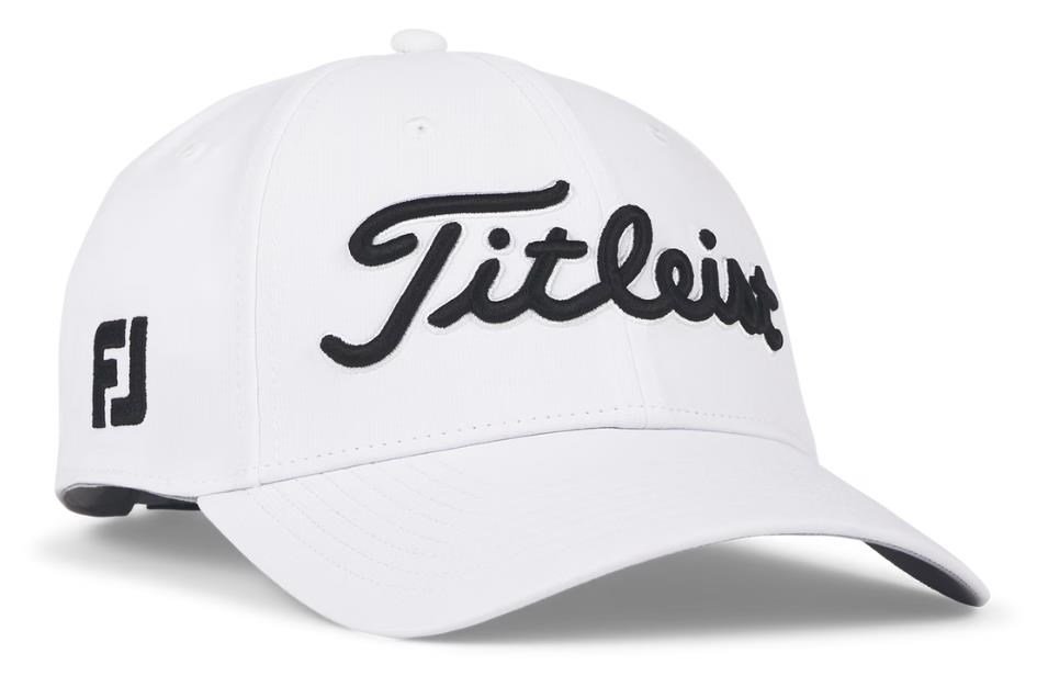 Titleist Tour Performance gorra de hombre, blanco/negro