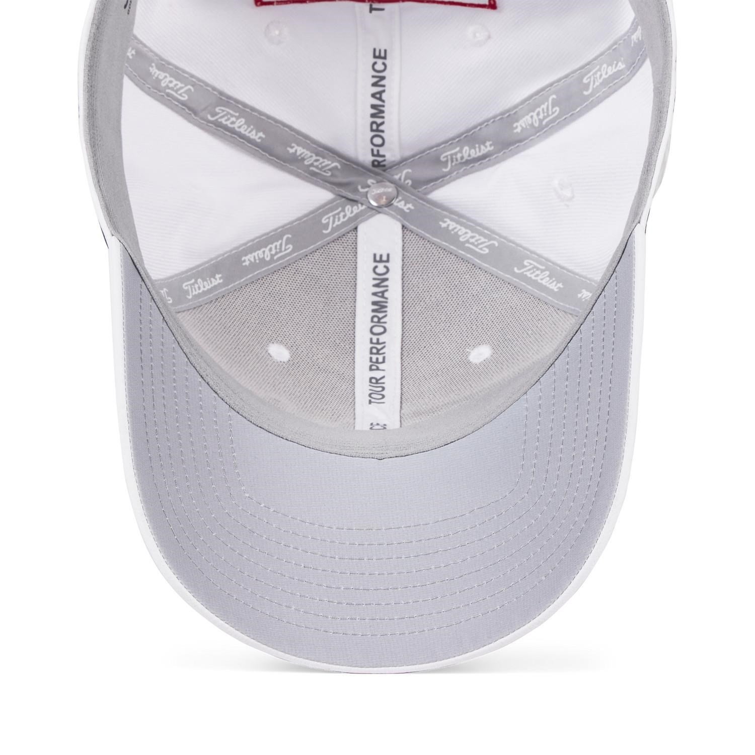 Titleist Tour Performance gorra de hombre, blanco/negro