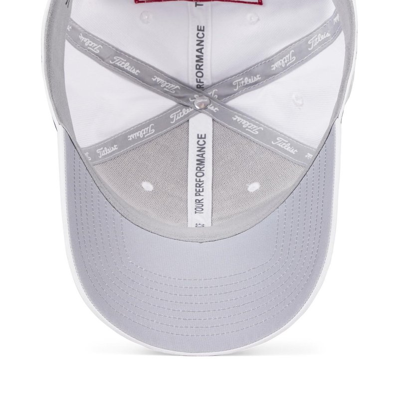 Titleist Tour Performance gorra de hombre, blanco/negro