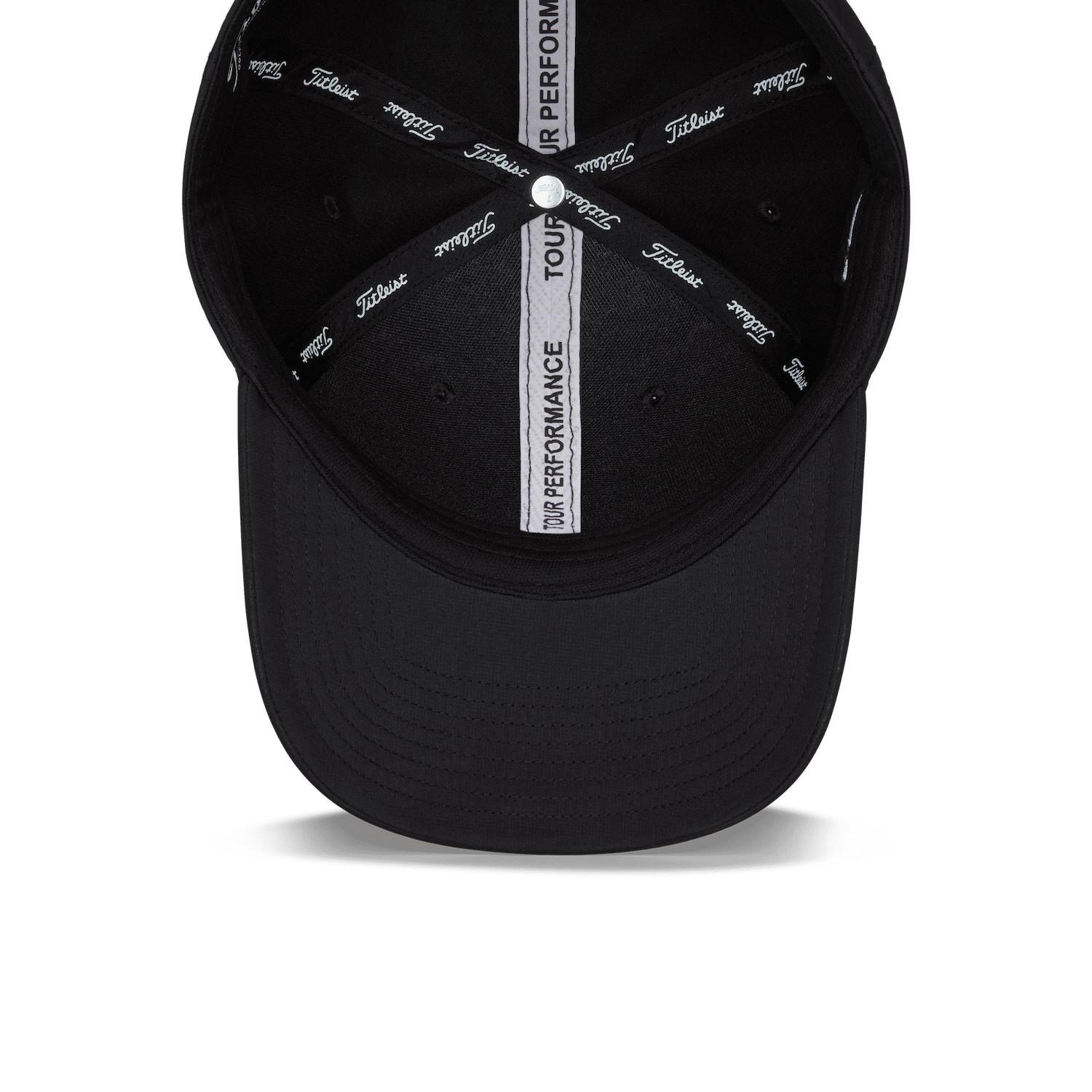 Titleist Tour Performance mens cap, black/white