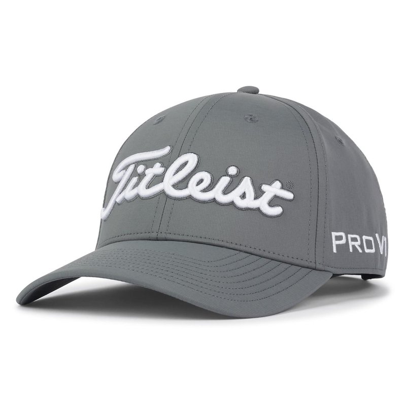 Titleist Tour Performance gorra de hombre, carbón/blanco