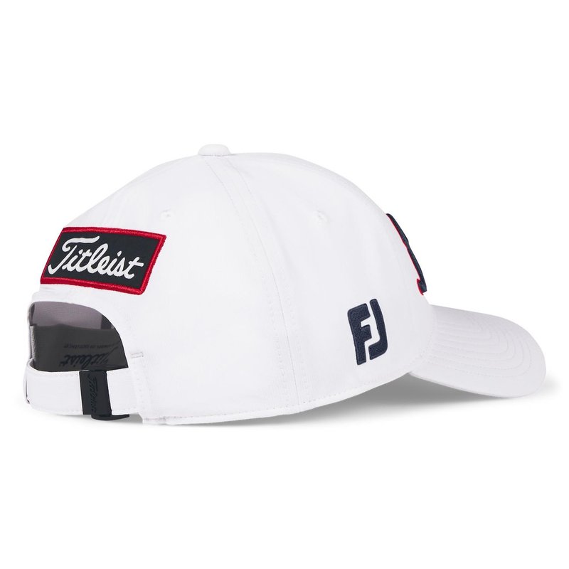 Titleist Tour Performance gorra de hombre, blanco/azul marino/rojo