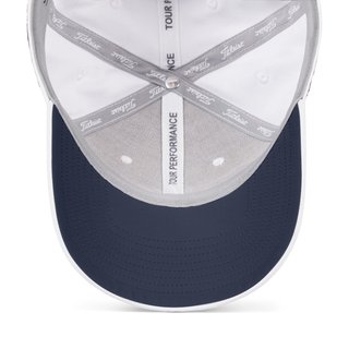 Titleist Tour Performance gorra de hombre, blanco/azul marino/rojo
